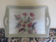 Free download `Justine` tray designed and crafted by Georgina Rockas using decoupage free photo or picture to be edited with GIMP online image editor